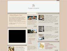 Tablet Screenshot of chateau-de-camperos.com